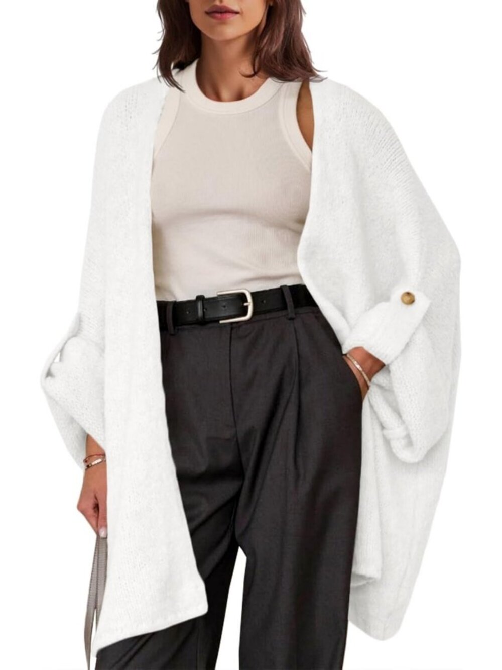 Oversized Long Cardigan Sweater for Women | Casual Fall Trendy Outerwear